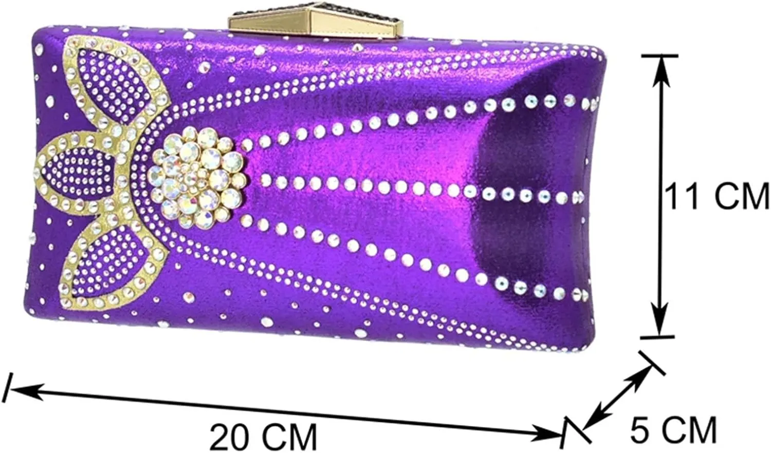 Womens Evening Shoes and Bag Sets Italian Style High Heels African with Rhinestone Crystal Clutch for Wedding Party