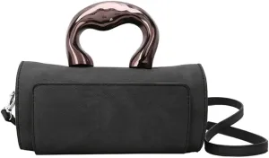 Women's Fashion PU Leather Shoulder Crossbody Bag Y2K Small Cylinder Hobo Totes Handbag Box Purse Satchel