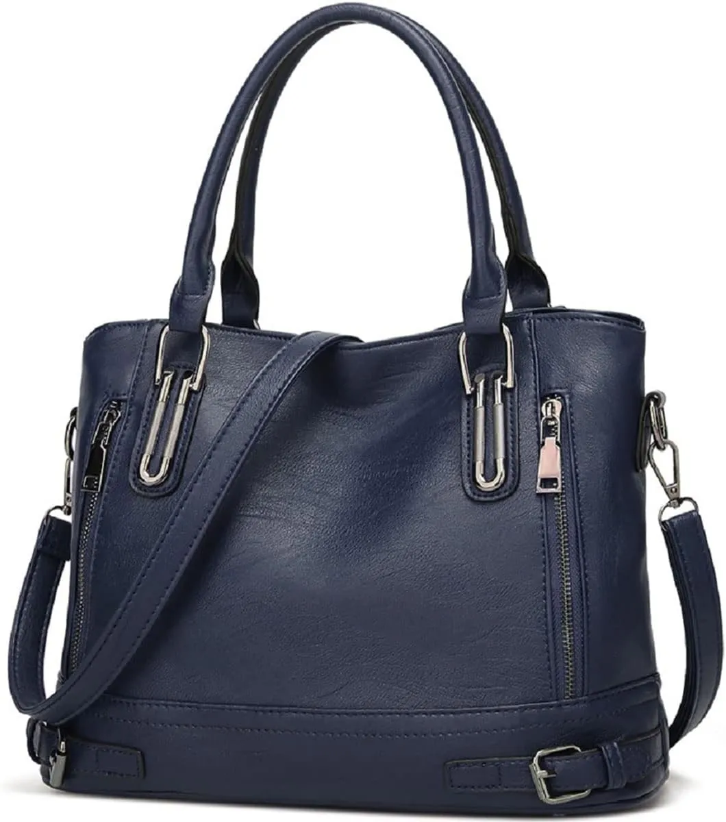 Womens Leather Shoulder Handbags Crossbody Bags Hobo Totes Top-Handle Bag Satchel and Purse for Ladies