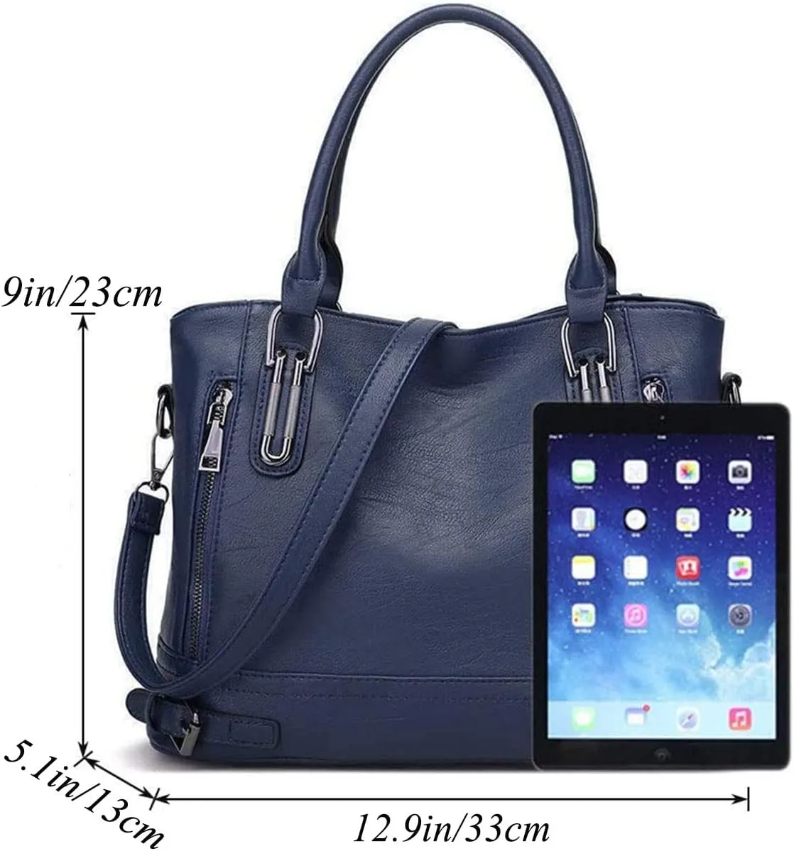 Womens Leather Shoulder Handbags Crossbody Bags Hobo Totes Top-Handle Bag Satchel and Purse for Ladies