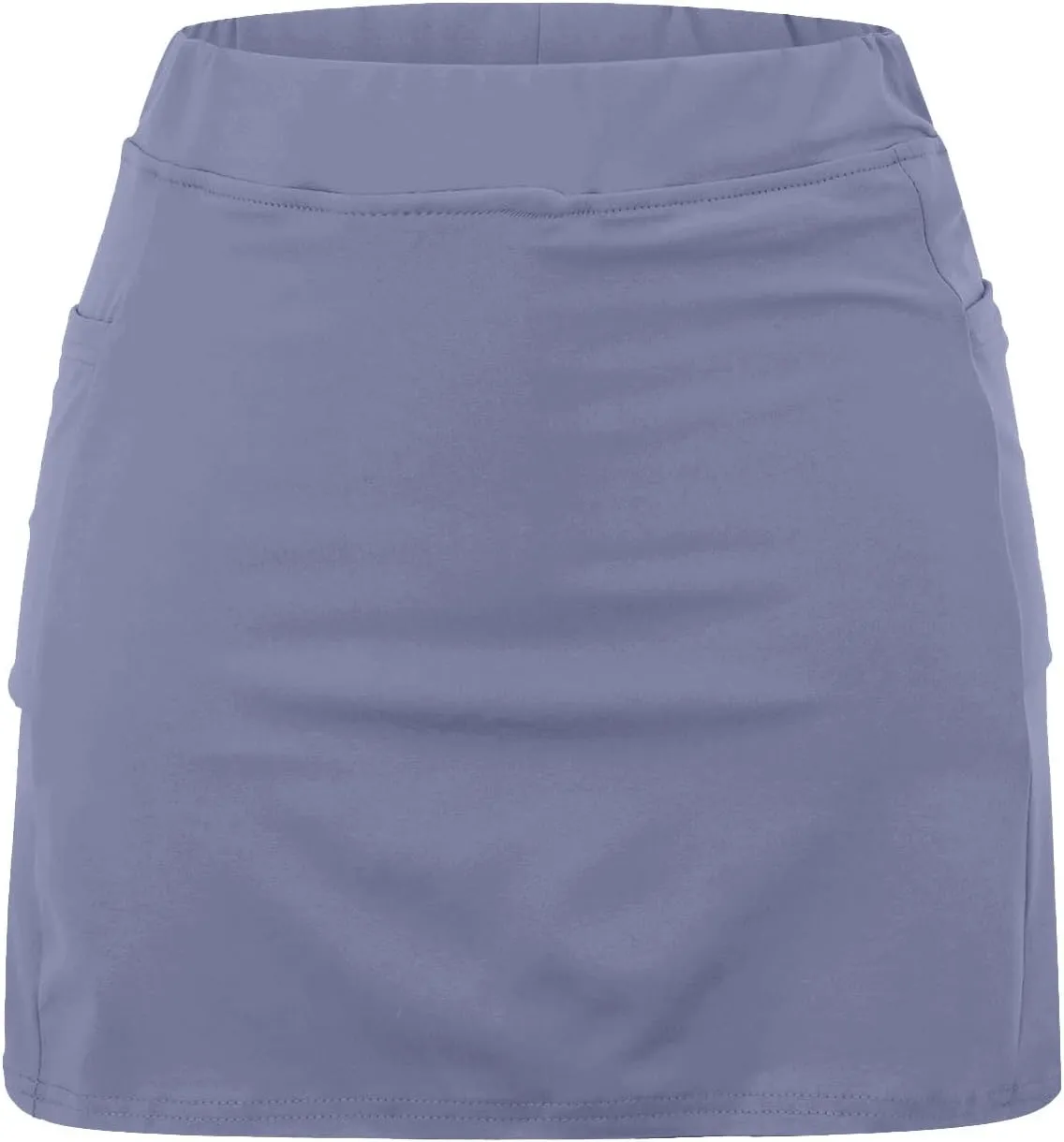 Women's Mini Skort High Waisted Pleated Tennis Skirts with Pockets Tummy Control Casual Golf Inner Shorts Athletic Running