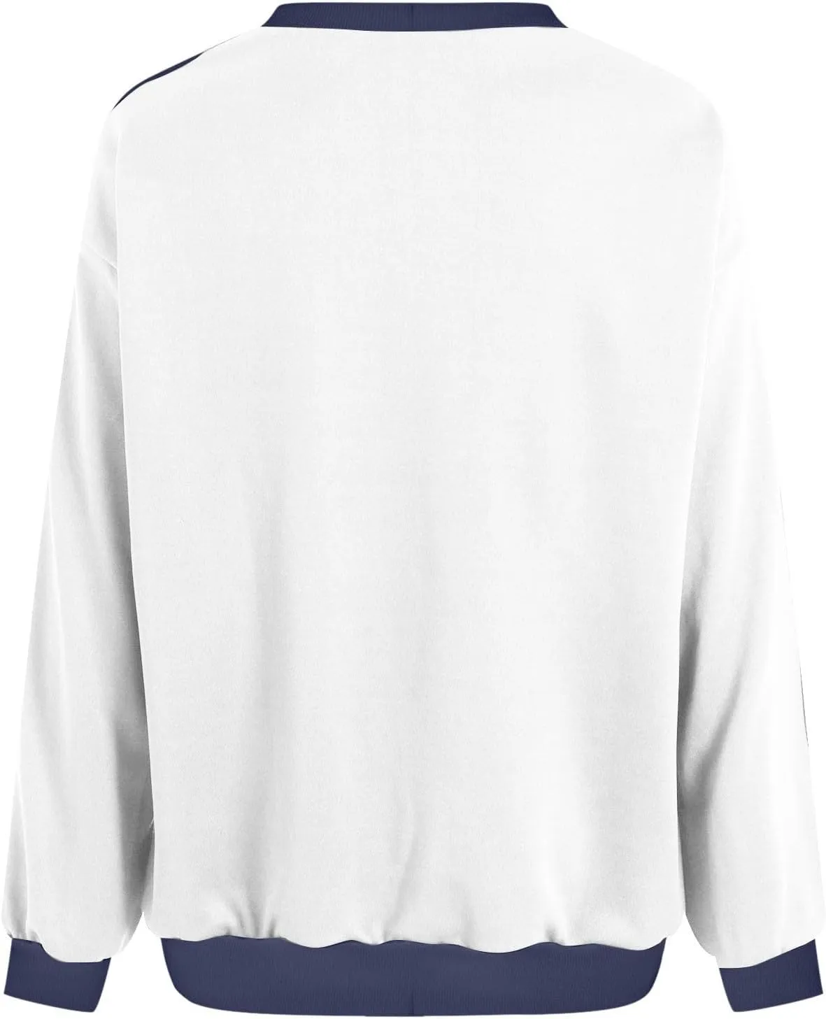 Womens Oversized Sweatshirts Crewneck Color Block Casual Long Sleeve Pullover Tops Fall Fashion Clothes 2024