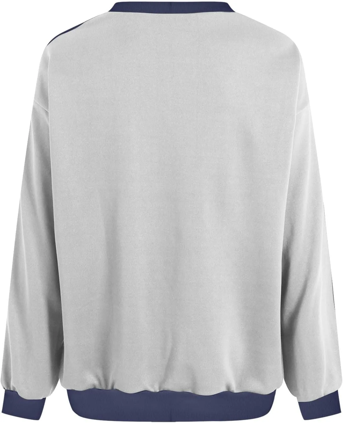 Womens Oversized Sweatshirts Crewneck Color Block Casual Long Sleeve Pullover Tops Fall Fashion Clothes 2024