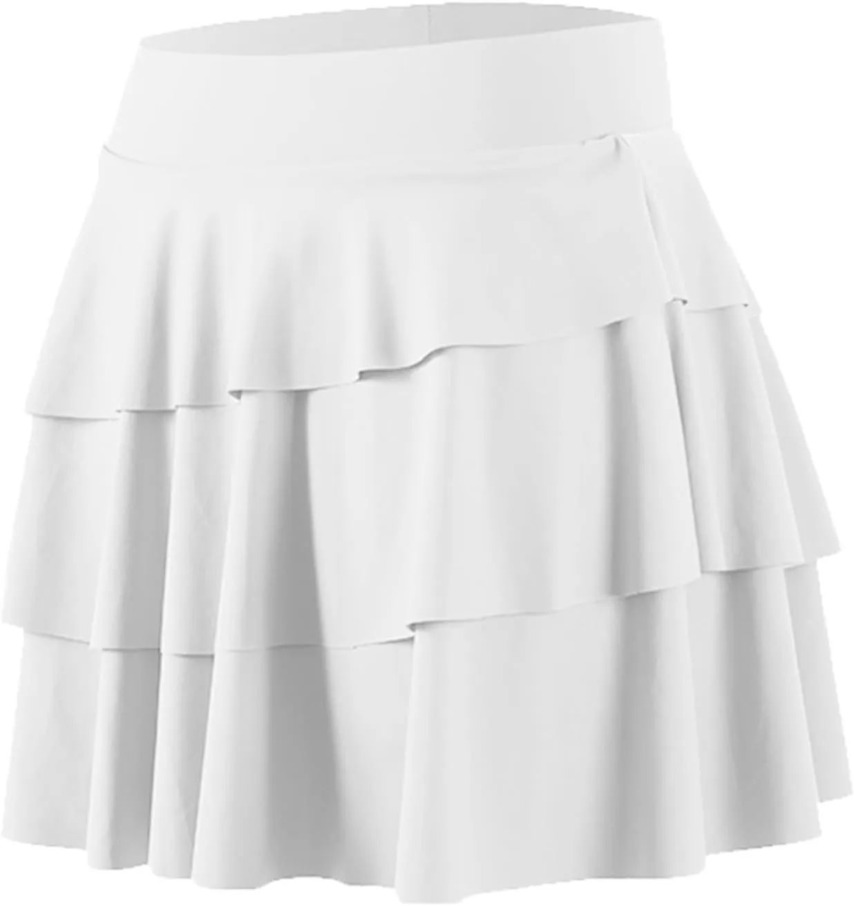 Womens Pleated Tennis Mini Skirt Golf Athletic Skorts Layered Stretch Lightweight Trendy Flowy Quick Dry Skirts