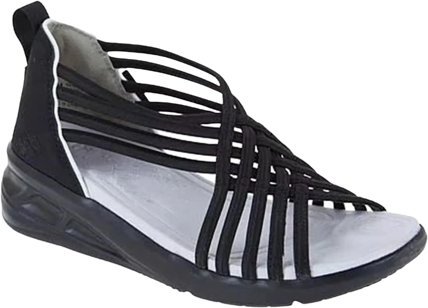 Women's Strappy Sandals Open Toe Gladiator Strap Low Wedge Sandals for Women Casual Summer Thong Cross Fisherman Shoe