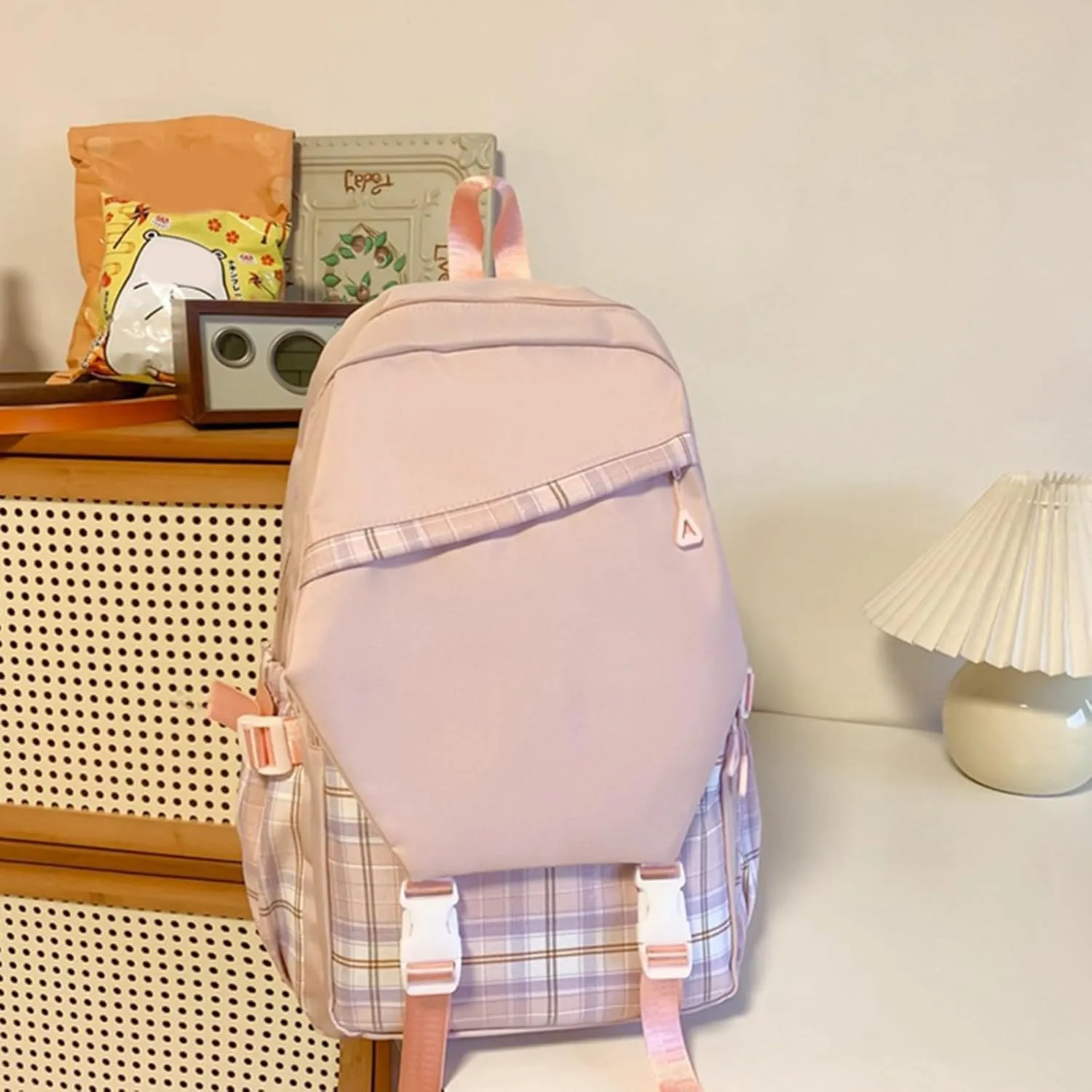 Women's Travel Cloth Lightweight Fashion Backpack Cute Bookbags for College School Travel Mini Purses for Women(One Size)