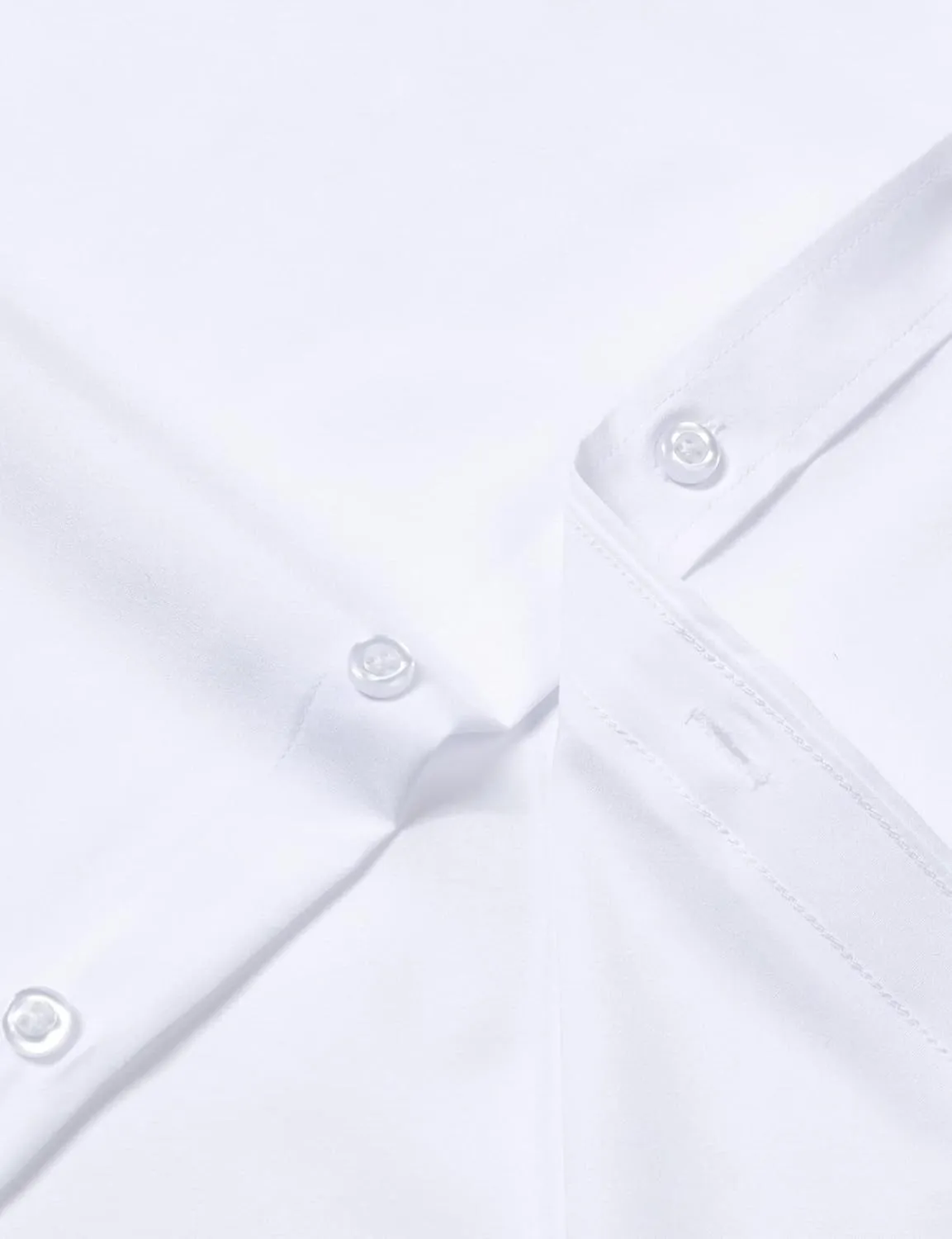 ZEROYAA Men's Regular Fit Dress Shirt Solid Wrinkle-Free Long Sleeve Casual Business Button Up Shirts with Pocket