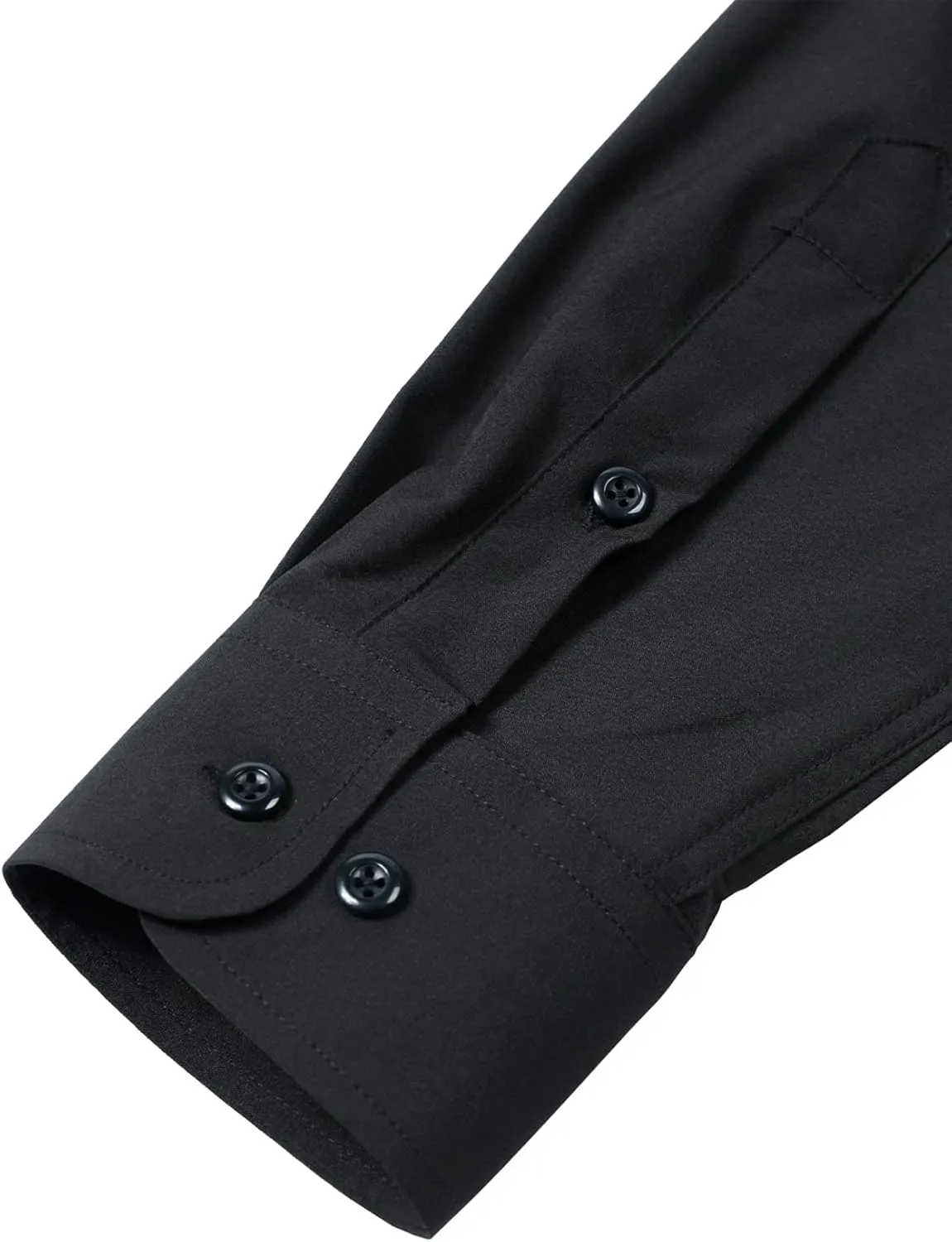 ZEROYAA Men's Regular Fit Dress Shirt Solid Wrinkle-Free Long Sleeve Casual Business Button Up Shirts with Pocket