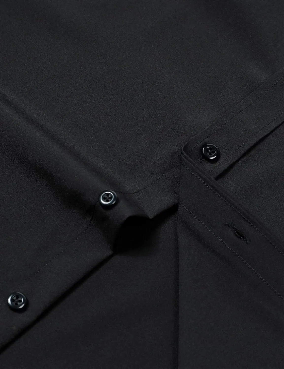 ZEROYAA Men's Regular Fit Dress Shirt Solid Wrinkle-Free Long Sleeve Casual Business Button Up Shirts with Pocket